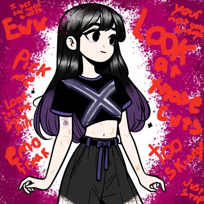 girl in a cute crop top