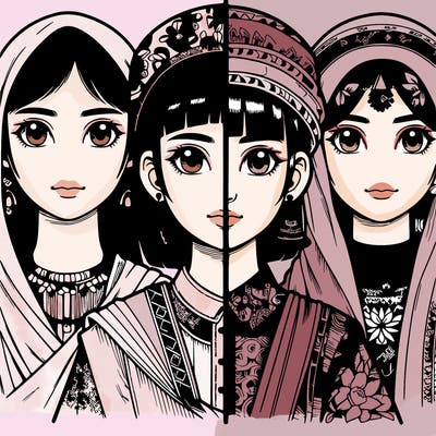 realistic girls split