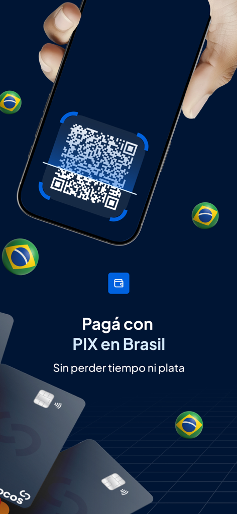 Un smartphone scannant un code QR pour les paiements PIX au Brésil à l'aide de l'application Cocos