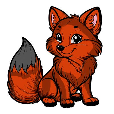 realistic fox