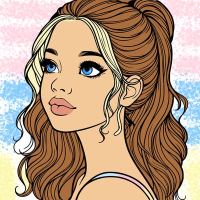 beautiful realistic girl