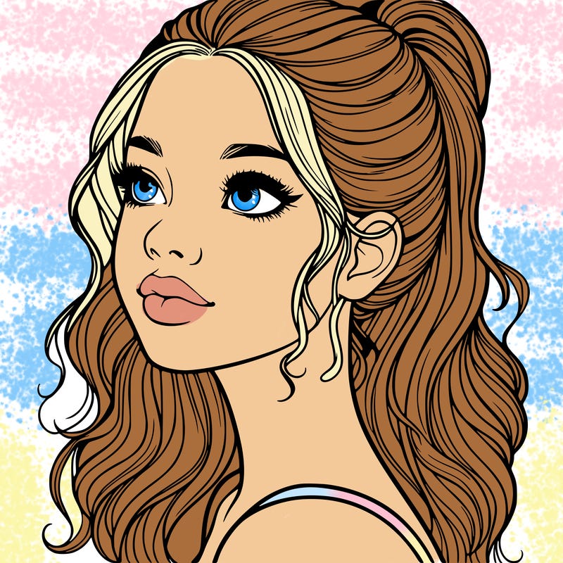 beautiful realistic girl
