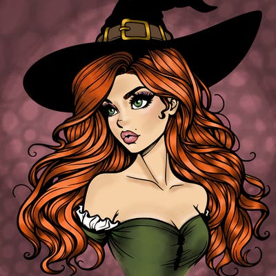 realistic witch