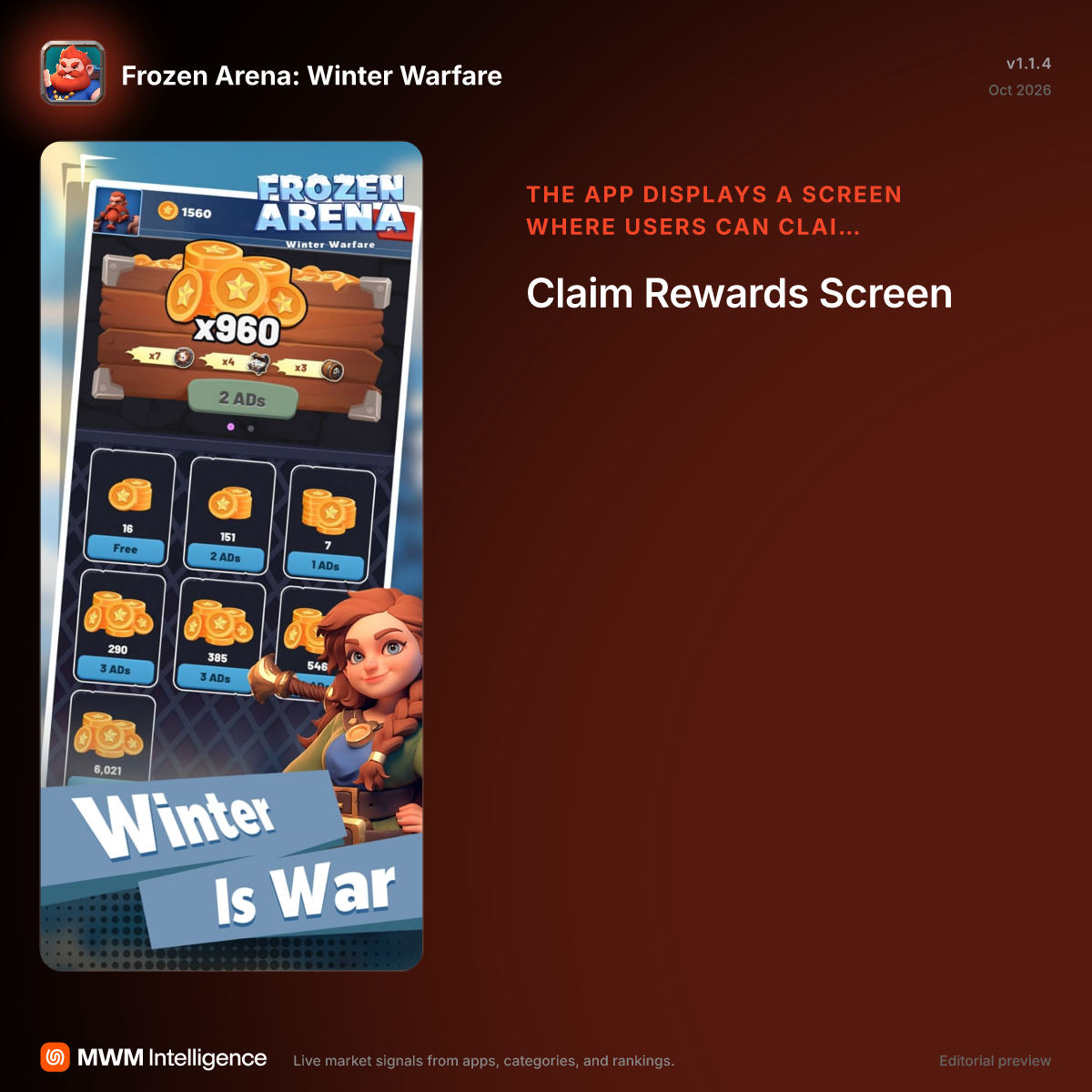 Frozen Arena: Winter Warfare - Games App | MWM