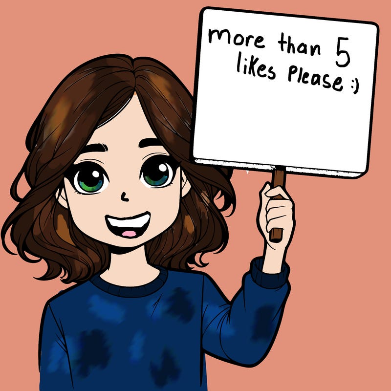 realistic girl holding up a sign