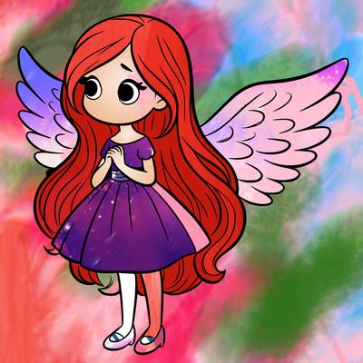 girl with wings