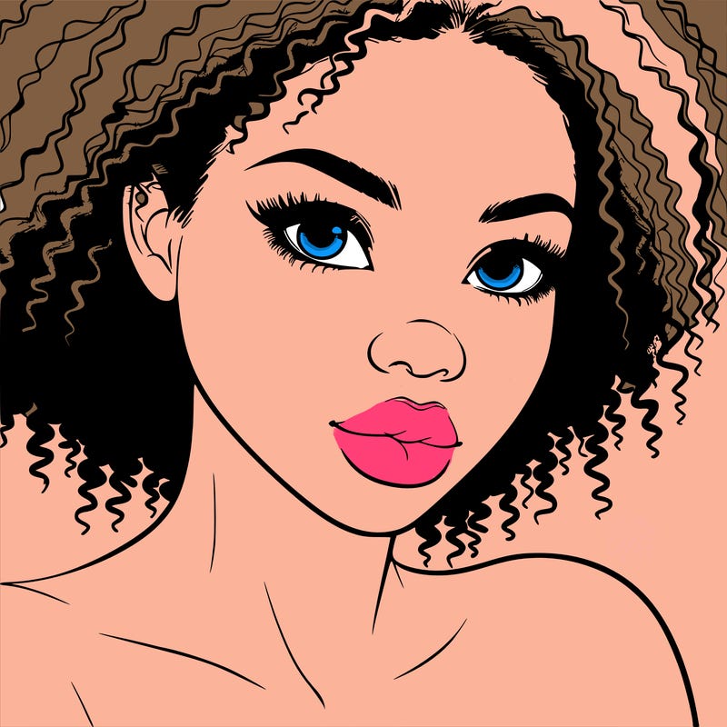 realistic black girl