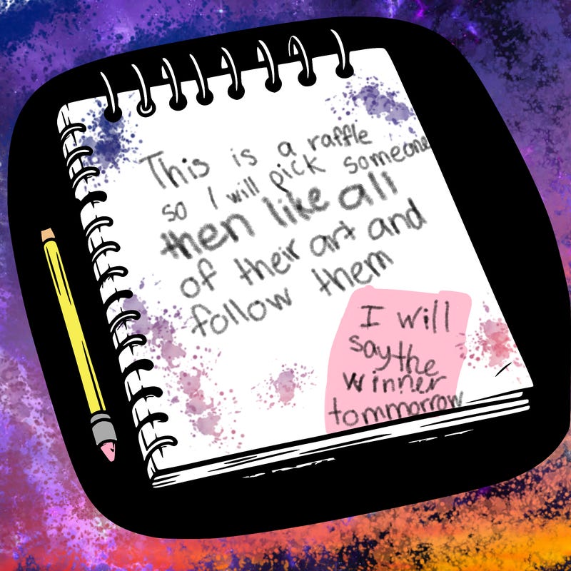 a blank sketch pad