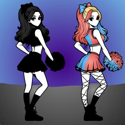 realistic cheerleader