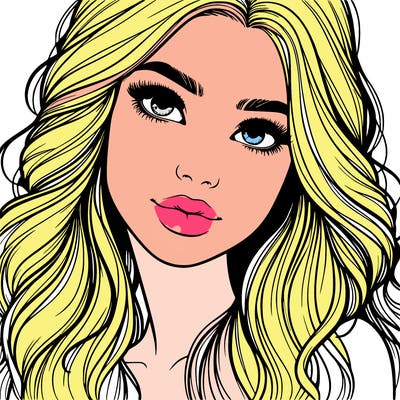 beautiful realistic girl