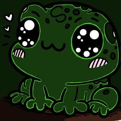 frog cute