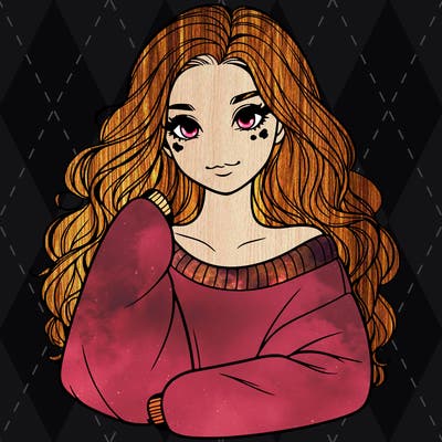 a beautiful girl in a big sweatshirt