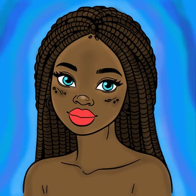 african woman with fulani braids