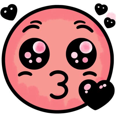 kissing emoji