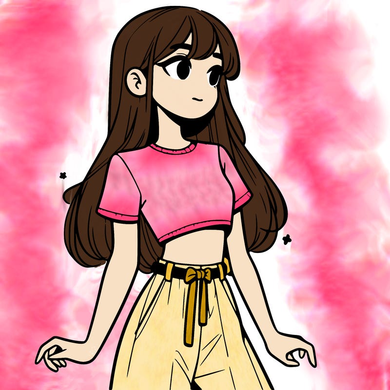 girl in a cute crop top