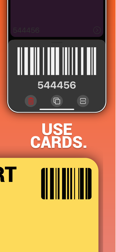 Stocard - loyalty card wallet - Digital loyalty card with barcode displayed in the Stocard mobile wallet app