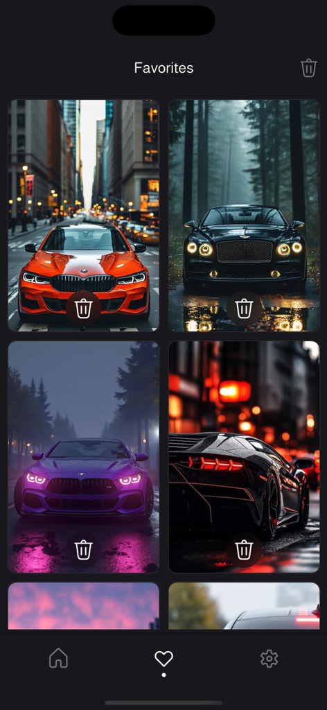 Car Wallpapers 4K | HD - Una colección de fondos de pantalla de coches de alta definición guardados en la sección de favoritos.