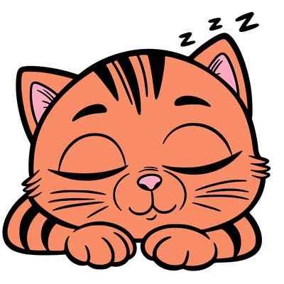 sleepy cat