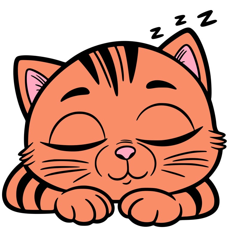 sleepy cat