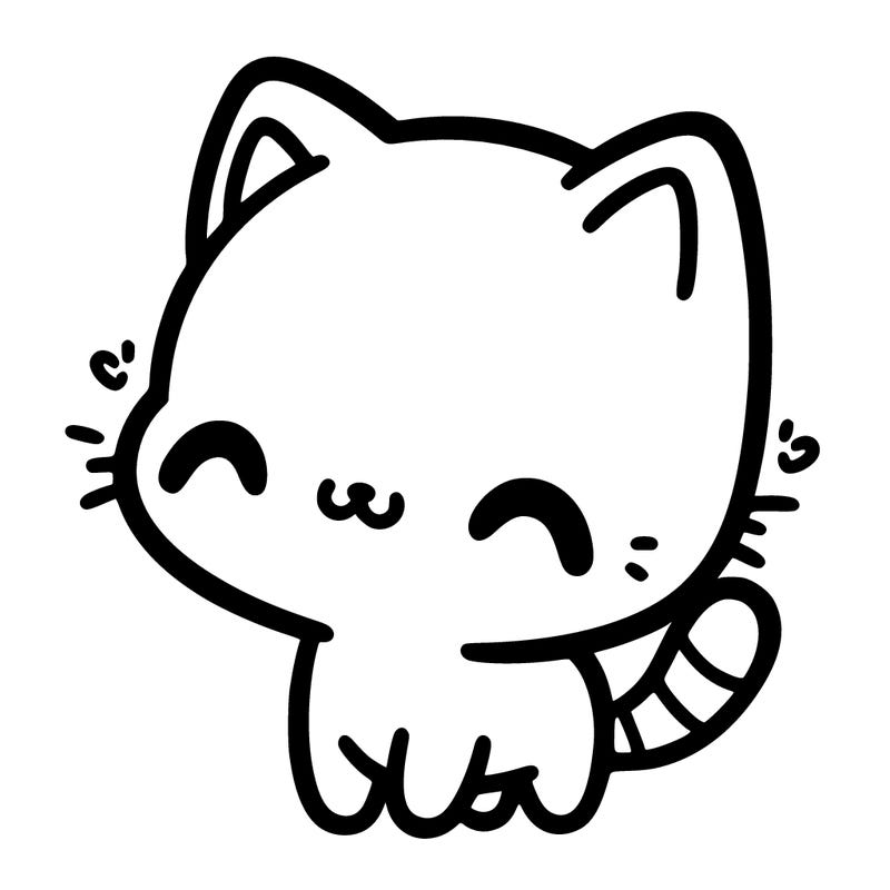 cute simple cat