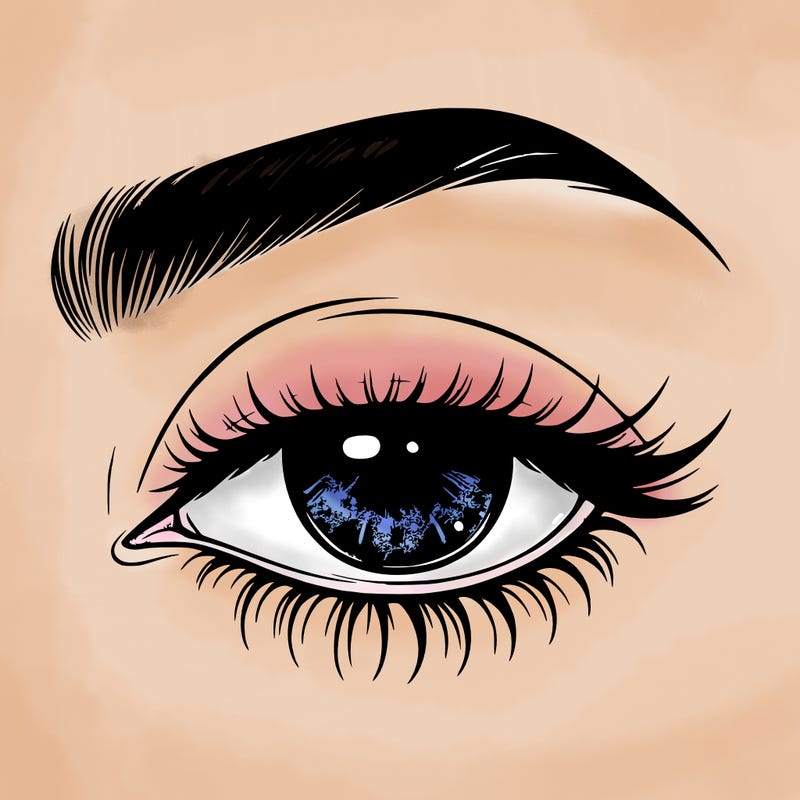 eye closed realistic