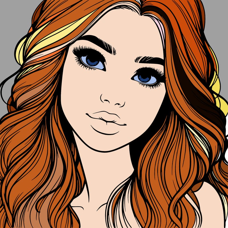 beautiful realistic girl