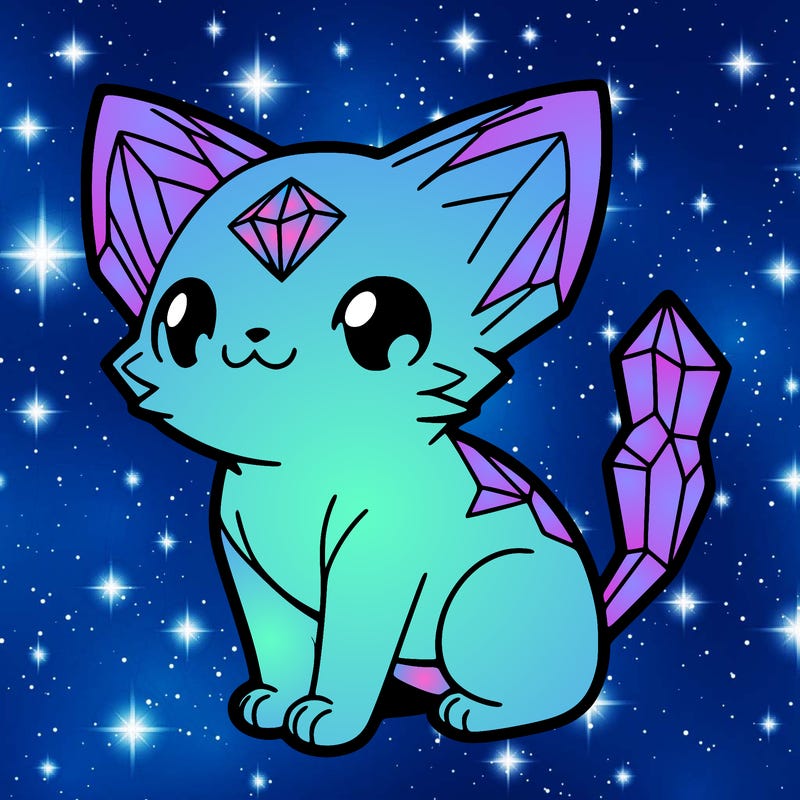 crystal kitten