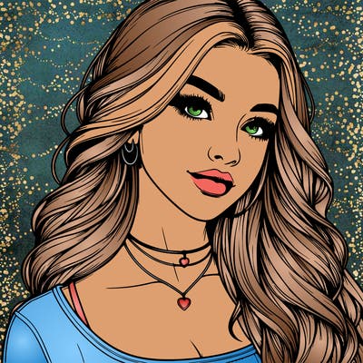 detailed realistic girl