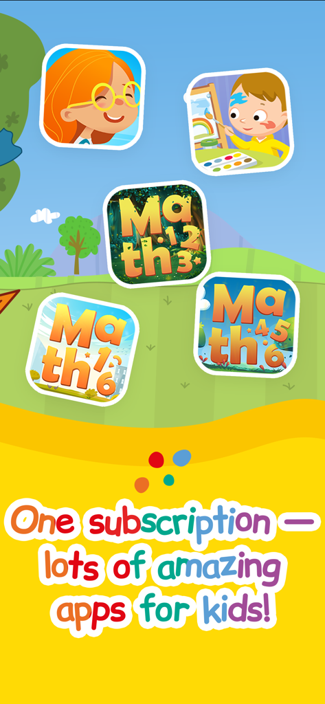 Kid-E-Cats: Draw & Color Games - Kid-E-Cats app subscription offer for access to multiple educational and drawing games for children