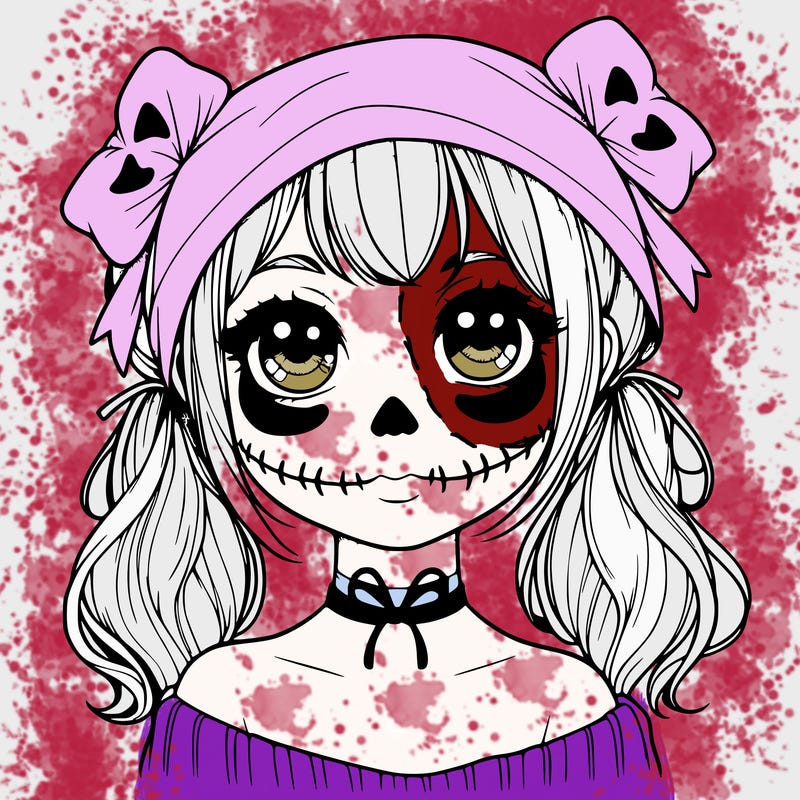 realistic girl halloween