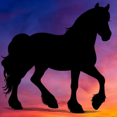 realistic horse