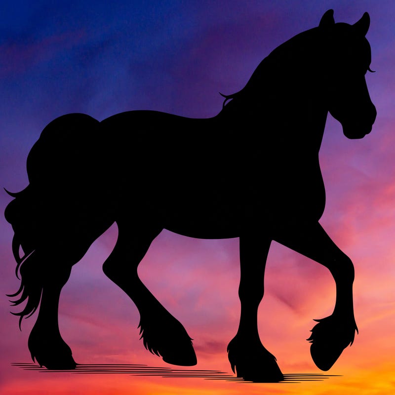 realistic horse