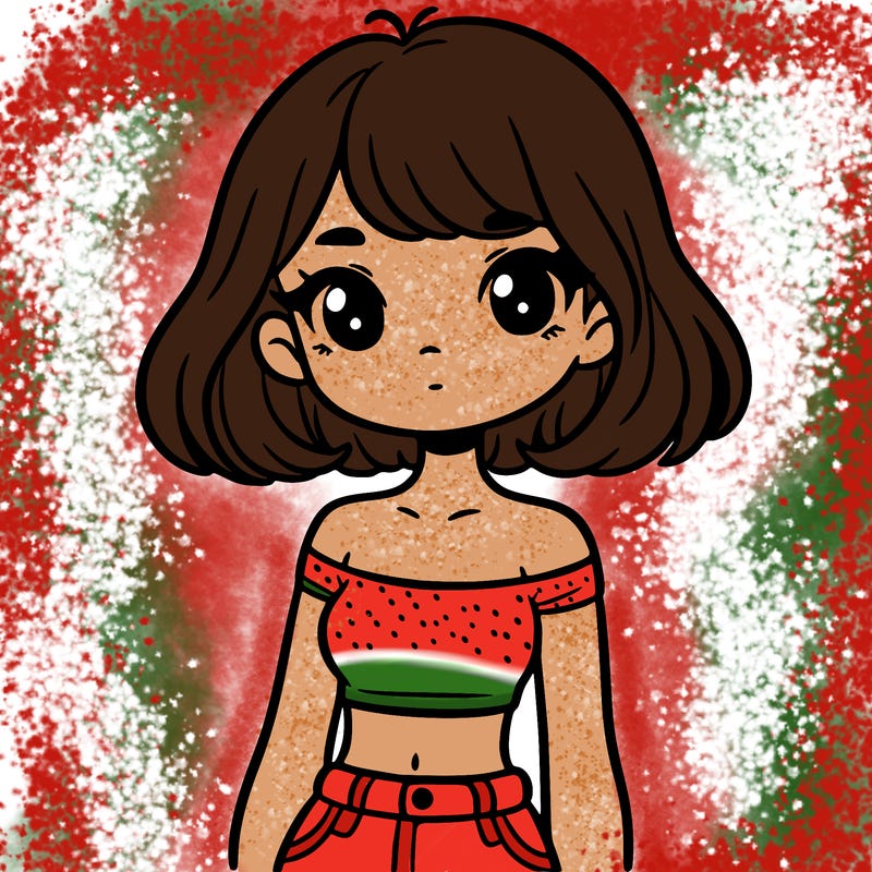 girl in a cute crop top