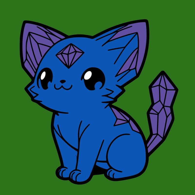 crystal kitten