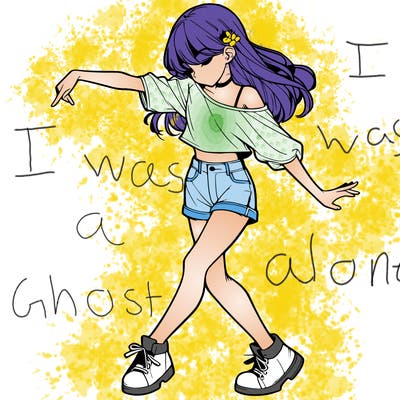 realistic girl danceing