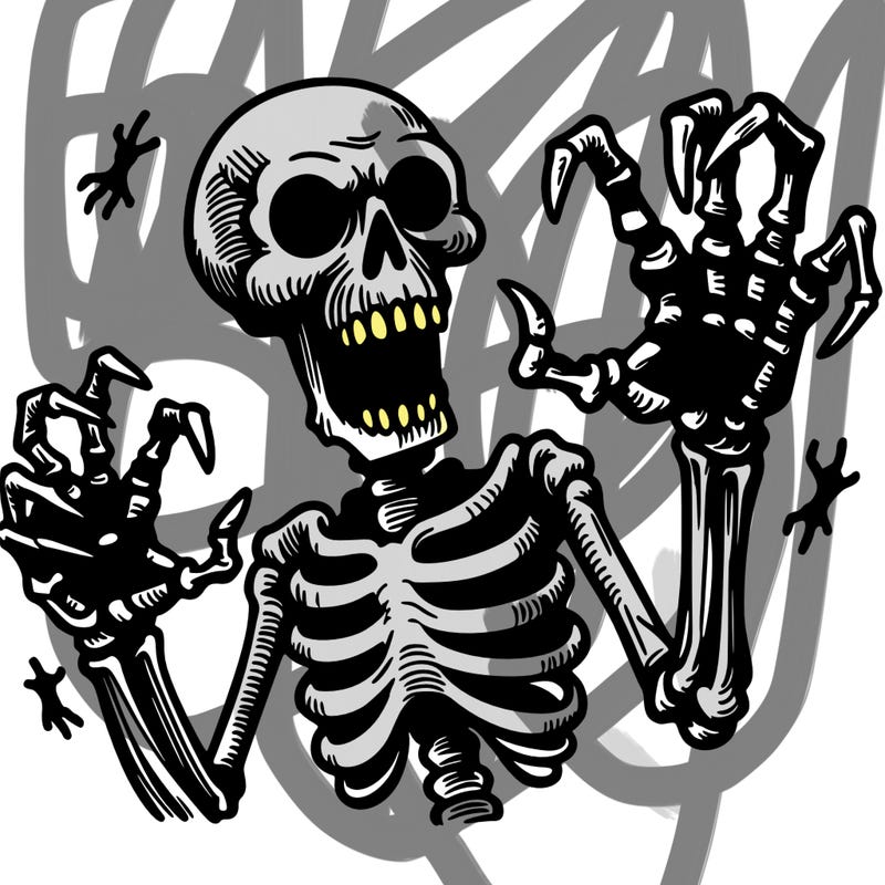 horror skeleton
