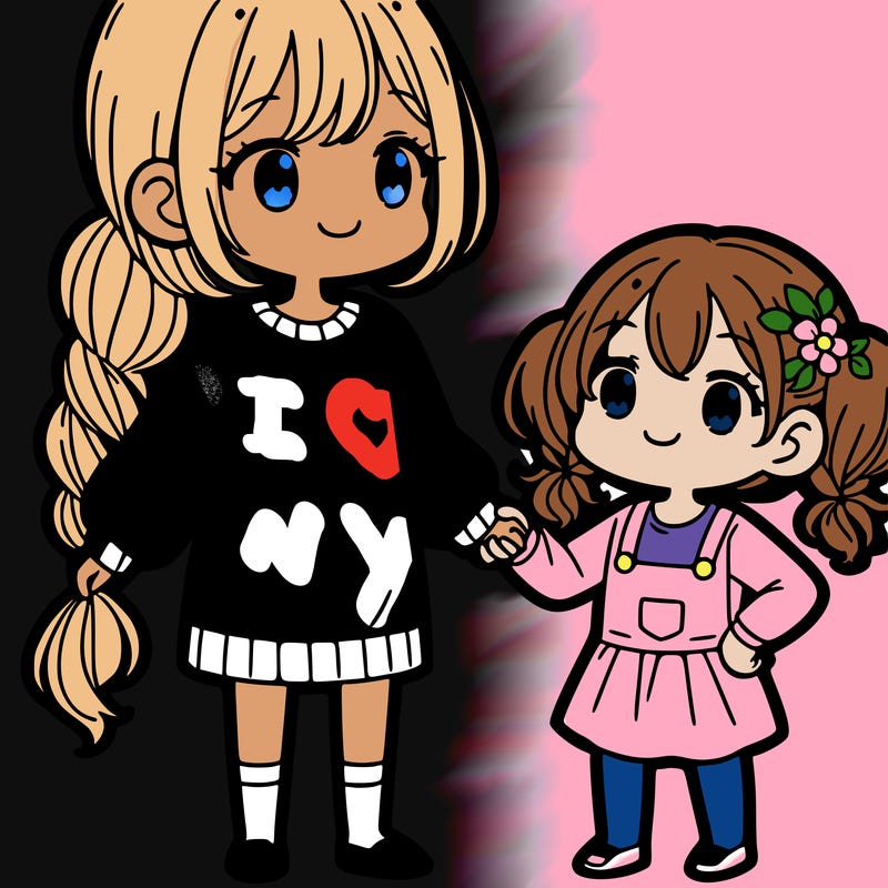 big sister and little sister