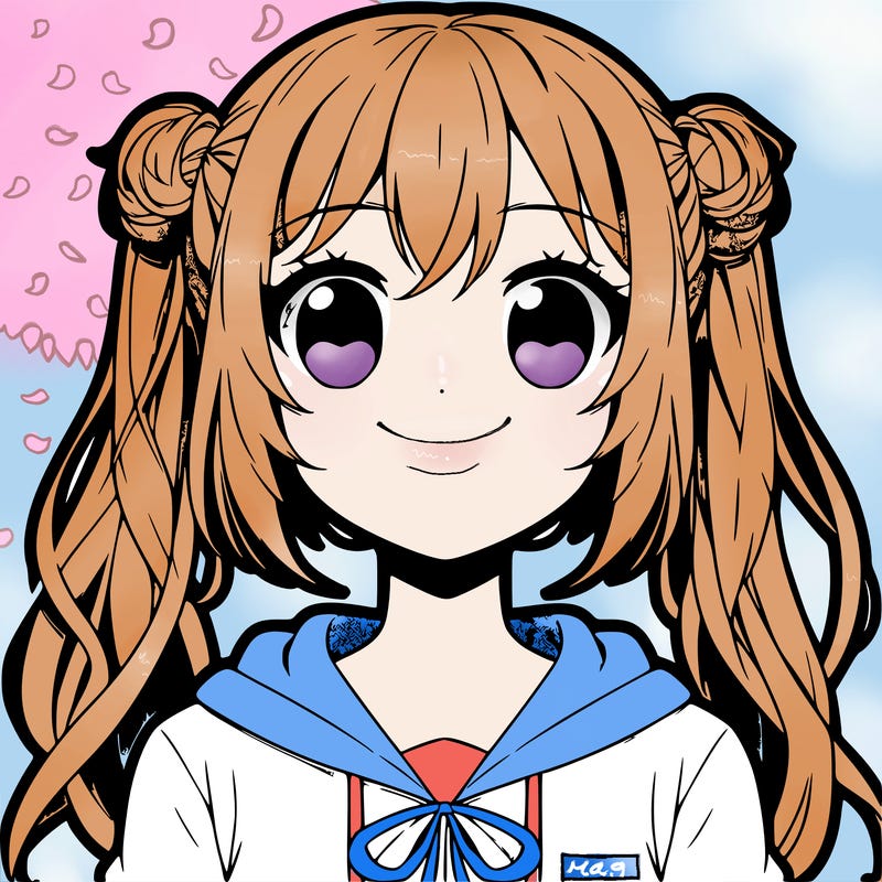 anime girl with no mouth