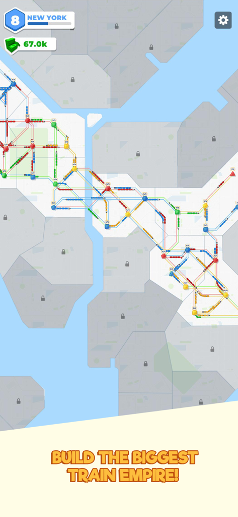 Metro Connect: Train Simulator - A subway network simulation in New York from the Metro Connect mobile game