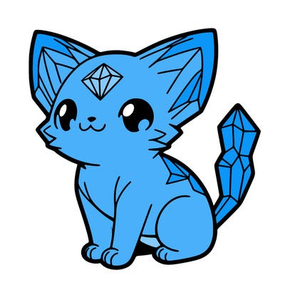 crystal kitten