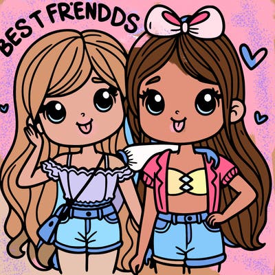 best friends girls