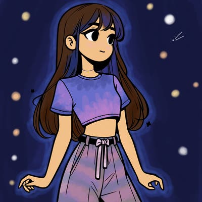 girl in a cute crop top