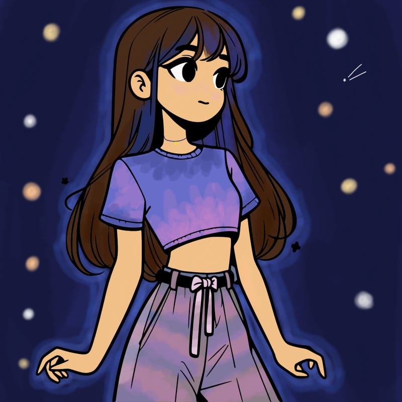 girl in a cute crop top