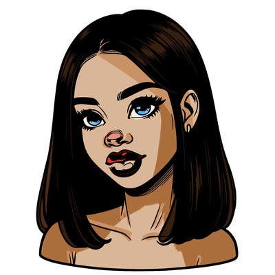 realistic black girl