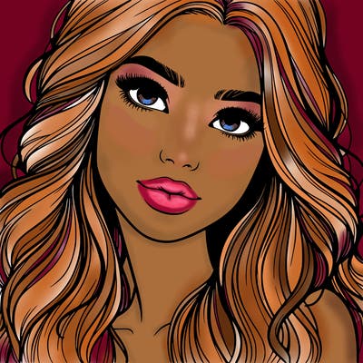 beautiful realistic girl