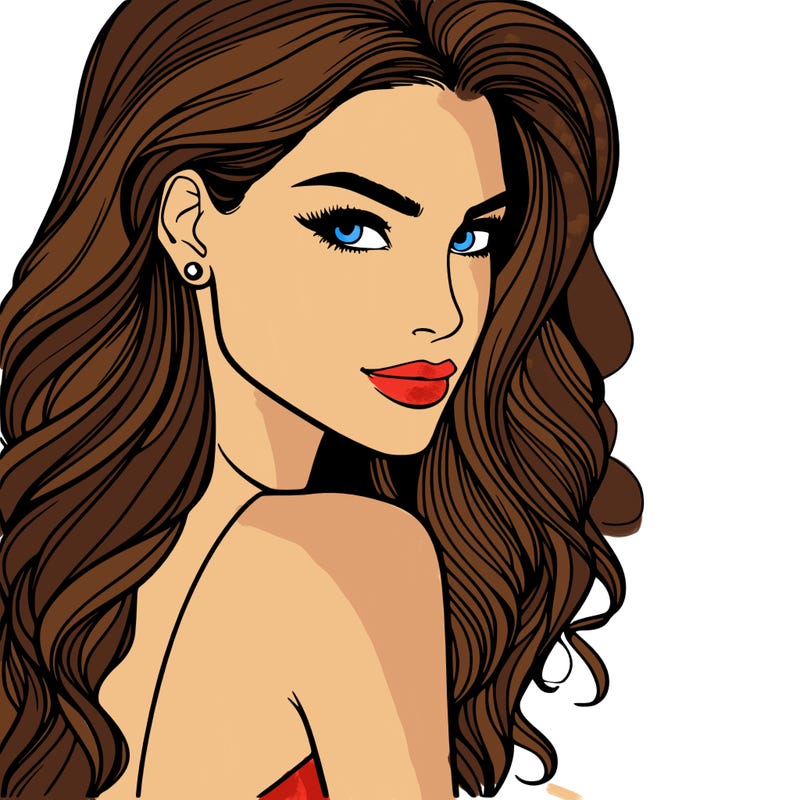 beautiful female fashion model