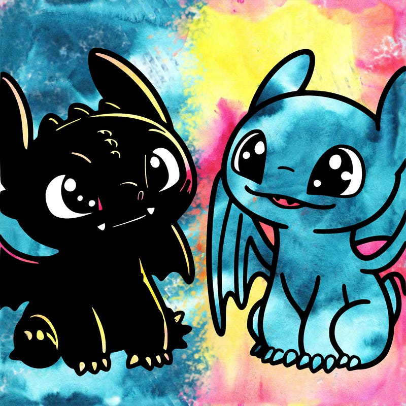 toothless and light fruy