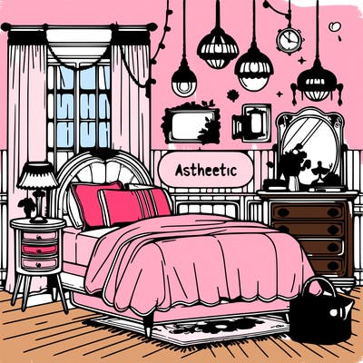 aesthetic bedroom vintage