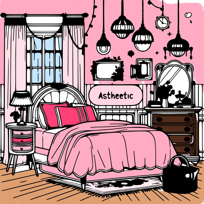 aesthetic bedroom vintage