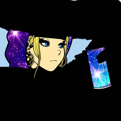 a realistic girl, spray painting